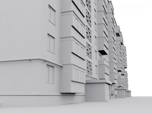 9-storeyed residential building with underground car parking